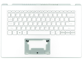 Acer 6B.A4VN2.001 Palmrest Keyboard LED US-International silver