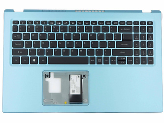 Acer 6B.A8WN2.001 Palmrest Keyboard LED US-International blue