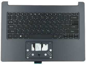 Acer 6B.HVVN7.030 Palmrest Keyboard US-International black