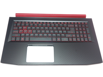 Acer 6B.Q3XN2.001 Palmrest Keyboard LED US-International black with red finish GTX1060