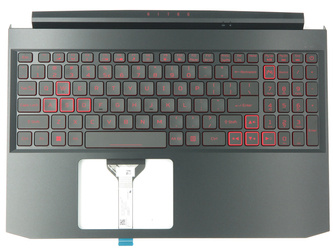 Acer 6B.QAMN2.001 Palmrest Keyboard LED US-International black