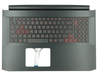 Acer 6B.QAPN2.001 Palmrest Keyboard LED US-International black