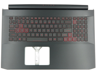 Acer 6B.QAXN2.001 Palmrest Keyboard LED 32PIN US-International black GTX1650