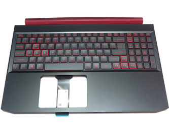 Acer Nitro 5 AN515-54 Palmrest Keyboard LED US-International black GTX1050|GTX1650|RTX2060