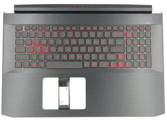 Acer Nitro 5 AN517-52 Palmrest Keyboard LED 28PIN US-International black GTX1650