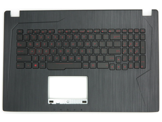 Asus 90NB0DM3-R31UI1 Palmrest Keyboard LED US-International black