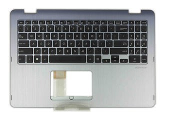 Asus 90NB0GB1-R31UI0 Palmrest Keyboard LED US-International gray