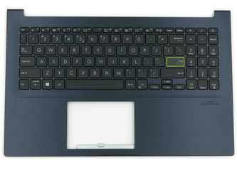 Asus 90NB0RR4-R31UI0 Palmrest Keyboard US-International blue