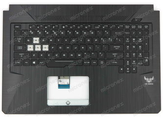 Asus 90NR0281-R31UI0 Palmrest Keyboard LED RGB US-International black