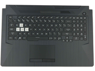 Asus 90NR03K1-R31UI0 Palmrest Keyboard LED RGB US-International black