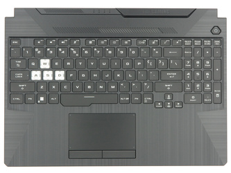 Asus 90NR03U1-R31UI0 Palmrest Keyboard LED RGB US-International black