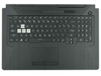 Asus 90NR0684-R31UI0 Palmrest Keyboard LED RGB US-International black