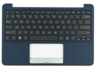 Asus EeeBook F205TA Palmrest Keyboard US-International blue