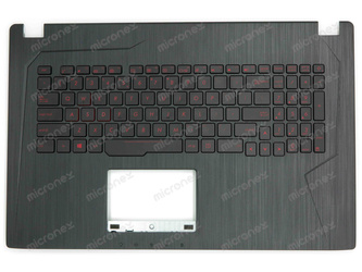 Asus ROG PX753VD PX753VE Palmrest Keyboard LED US-International black