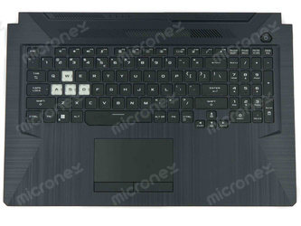 Asus TUF Gaming A17 FA706IC Palmrest Keyboard LED RGB US-International black