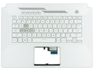 Asus TUF516PC Palmrest Keyboard LED US-International white