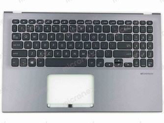 Asus VivoBook 15 A512DA A512DK Palmrest Keyboard US-International gray DISCRETE (Dedicated graphics)