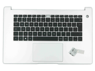 HUAWEI 02354XAF Palmrest Keyboard US-International silver