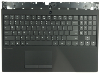 Lenovo 5CB0R40196 Palmrest Keyboard LED US-International black