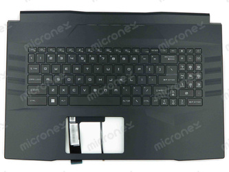 MSI MS-17L2 Palmrest Keyboard LED RGB US-International black