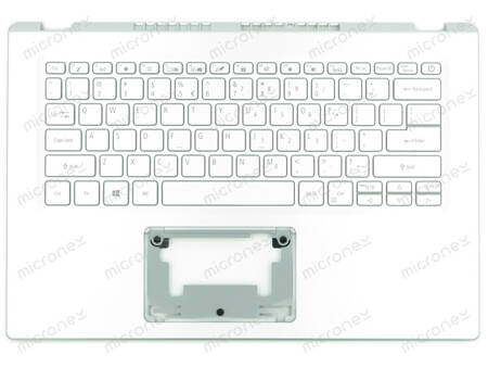 Acer 6B.A4VN2.001 Palmrest Keyboard LED US-International silver