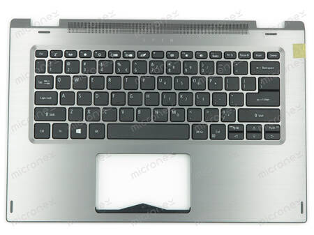 Acer 6B.GUWN1.009 Palmrest Keyboard US-International gray