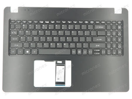 Acer 6B.HF8N2.001 Palmrest Keyboard US-International black