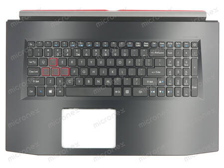 Acer 6B.Q3EN2.001 Palmrest Keyboard LED US-International black GTX1050