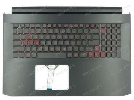 Acer 6B.QAPN2.001 Palmrest Keyboard LED US-International black