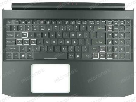 Acer 6B.QB2N2.001 Palmrest Keyboard LED RGB US-International