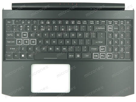 Acer 6B.QBCN2.001 Palmrest Keyboard LED RGB US-International black