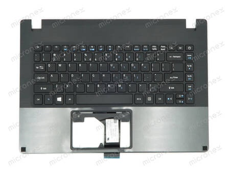 Acer 6B.SHXN7.028 Palmrest Keyboard US-International black