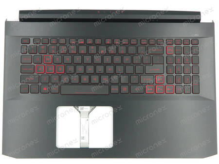 Acer Nitro 5 AN517-52 Palmrest Keyboard LED 32PIN US-International black GTX1650