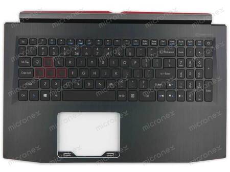 Asus 6B.Q3HN2.001 Palmrest Keyboard LED RGB US-International black GTX1050