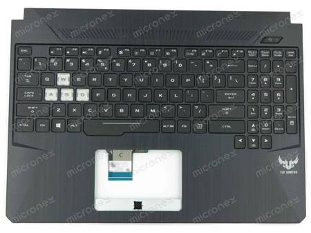 Asus 90NR0271-R31US0 Palmrest Keyboard LED RGB US-International black