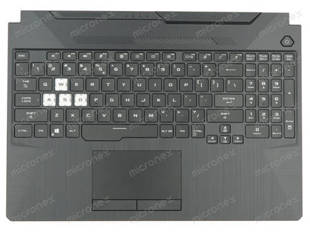 Asus 90NR03L1-R32UI0 Palmrest Keyboard LED RGB US-International black