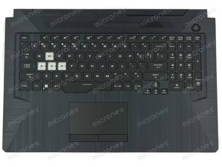 Asus TUF Gaming A17 FA706IC FA706IE FA706IHR Palmrest Keyboard LED RGB US-International