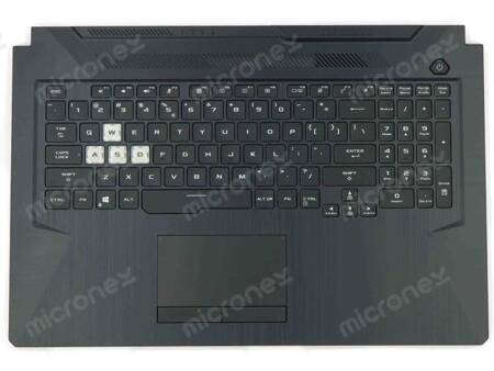 Asus TUF Gaming A17 FA706II Palmrest Keyboard LED RGB US-International black