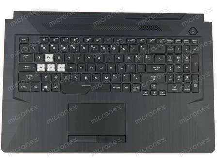 Asus TUF Gaming F17 FX706IU Palmrest Keyboard LED RGB US-International