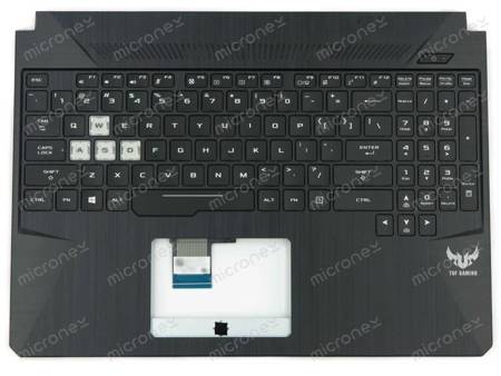 Asus TUF Gaming FX505DU FX505DV Palmrest Keyboard LED US-International