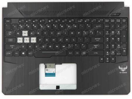 Asus TUF505GM Palmrest Keyboard LED US-International black