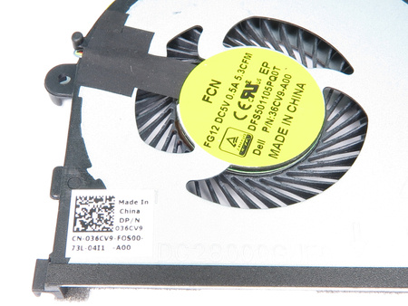 Dell 36CV9 Cooling Fan CPU 5V 0,5A 4PIN