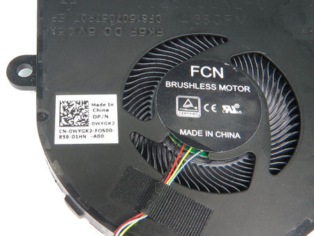 Dell WYGK2 Cooling Fan CPU 5V 0,5A 4PIN