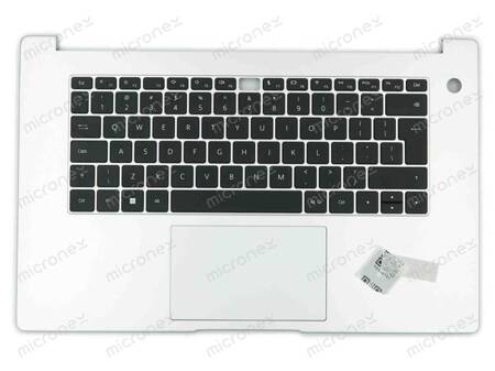 HUAWEI 02354XAF Palmrest Keyboard US-International silver