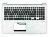 Asus 90NB05R1-R31US0 Palmrest Keyboard US-International silver