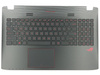 Asus 90NB09I1-R31US0 Palmrest Keyboard LED US-International black with silver finish