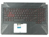 Asus 90NR00J3-R31US0 Palmrest Keyboard LED US-International black with silver finish