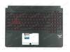 Asus 90NR01A2-R31UI0 Palmrest Keyboard LED US-International black