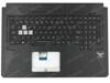 Asus 90NR0281-R31US1 Palmrest Keyboard LED RGB US-International black