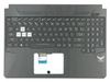 Asus 90NR02D1-R31UI0 Palmrest Keyboard LED RGB US-International black